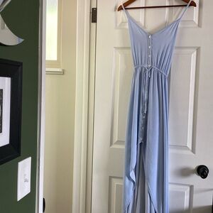 Cotton On - Size Small - Blue and White Striped High Low Dress